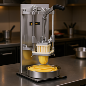 Coupe-frites professionnel Vor à 6 lames en acier inoxydable, hachoir à pommes de terre avec lames de rechange pour usage en cuisine - Product Image 2