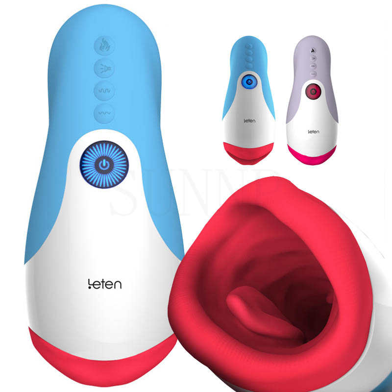 Free Custom Box - Electric Lick Suck Blowjob Male Masturbator