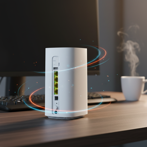 Router Industrial 5G MegaTower Desbloqueado de 5400Mbps con OpenWRT, Compatible con 2.4G 2T2R, 5G 4T4R, 4G5G, AX5400, Router 5G con SIM - Product Image 1