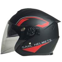 Casque de moto demi-face FOMOKER New 306 avec fermeture rapide, homologué DOT, coque ABS, toutes saisons, pour motocross