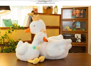 Peluche Canard Super Douce à Câliner et Apaisante, Coussin en Coton PP pour <span class=keywords><strong>Lit</strong></span> de Bébé et Décoration de Crèche, Cadeau Douillet - Product Image 5