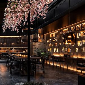 Personalizar Sushi Restaurante Diseño Comida Rápida Sushi Bar Mostrador Restaurante Mesas y Sillas Muebles - Product Image 4