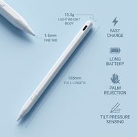 Stylet magnétique pour Apple Pencil 2nd Tablet Pencil pour iPad Pro Touch Screen Pen Palm Rejection Tilt Pen pour iPad Air