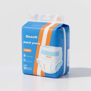 Campione libero prezzo a buon mercato cina manifattura stampato per adulti pannolino per adulti Unisex alto assorbente usa e getta pannolini per adulti - Product Image 2