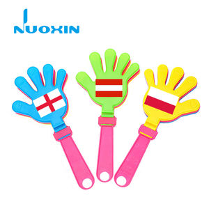 2020 personalizado bandera nacional europeo logotipo <span class=keywords><strong>GIF</strong></span> fans aplaudir mano clapper noisemaker - Product Image 2