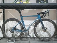 Bicicleta de Carretera de Carbono MCELO SPEEDKING-SK02 | Bicicleta de Carreras con Cuadro de Carbono Completo, 105, 12 Velocidades, Frenos de Disco de Montaje Plano