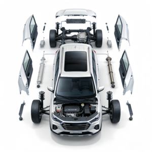 Phares, capots, ailes, portes, roues de secours, jantes, pare-chocs et roues de bonne qualité pour Jetour T2 X70 X70plus X90 X90plus - Product Image 3