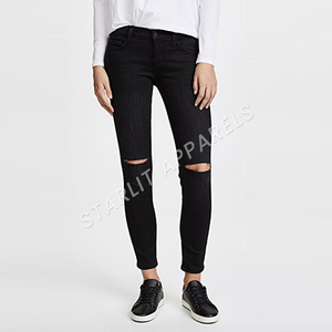 Femmes grande taille taille haute skinny Streetwear jean Stretch Denim Slim Fit confortable décontracté à la mode toutes saisons - Product Image 1