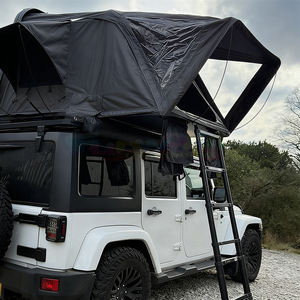 Carpa de Techo Rígida para Automóvil, Impermeable, con Escalera, para 2-4 Personas, con Carcasa de Aluminio, para Acampar al Aire Libre - Product Image 4