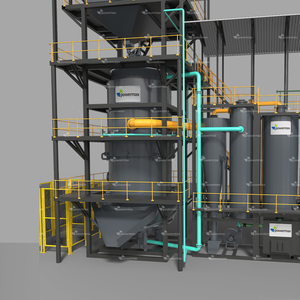 Platzsparender Kohle vergasung generator | Kompaktes Design für Kraftwerke und Industrie anlagen System Industrie anlagen - Product Image 1