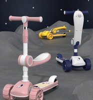 Vélo bébé équilibre vélo marcheur monter sur la voiture jouet jouets réglable pas cher enfant enfants scooter 3 roues pied scooter