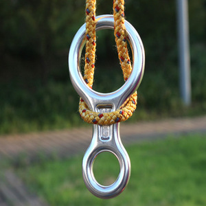 Anillo Descensor en Forma de 8 para Escalada, Freno de Cuerda de Aleación de Aluminio para Escalada en Roca, Dispositivo de Seguridad para Montañismo - Product Image 1
