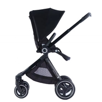 Baypie BP168-1 Poussette bébé pliable 3 en 1 facile à plier Roues universelles à 360° Cadre en aluminium 0-3 ans Haute capacité de charge