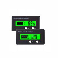 HGCX254 Universal 12 hingga 72V Baterai Lithium Asam Timbal Indikator Kapasitas Voltmeter Layar Digital LCD Sepeda Motor Listrik