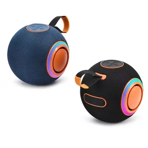 X-905 New Arrival Round loud Bluetooth Speaker support FM radio TF/USB Loudspeaker box Wireless Stereo deep bass RGB Speaker