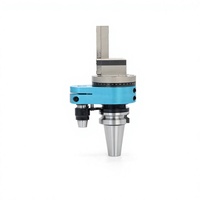 Tête d'angle haute précision 1:2 pour augmentation de vitesse AG90 BT40 D4 122 30, broche 9,6 Nm de couple 4500 tr/min, tête de fraisage latérale CNC en acier
