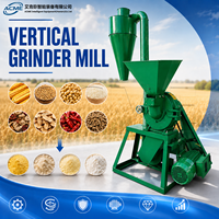 Machine à moudre la farine verticale à haute efficacité pour le maïs, le riz, le blé, le céréales et le traitement agricole