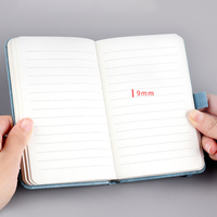 Carnet de poche en cuir PU A7 mignon, prêt à être expédié, journal portable personnalisé pour étudiant