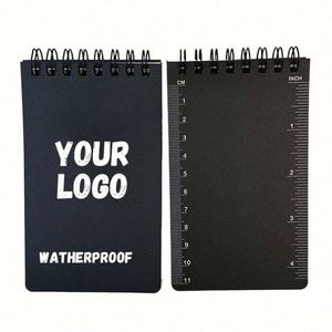 Carnet en papier de pierre imperméable personnalisé, bloc-notes toutes saisons format de poche, carnet spirale toutes saisons - Product Image 2