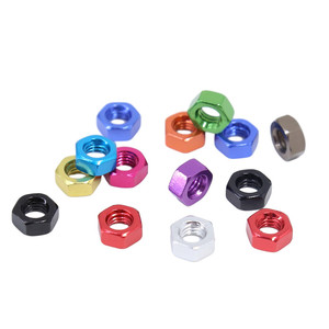 Hợp kim nhôm hình lục giác hạt Anodized Nhiều màu Hex <span class=keywords><strong>nut</strong></span>-M3 cam din934 nhôm <span class=keywords><strong>Nut</strong></span> M3 M4 M5 M6 hạt - Product Image 5