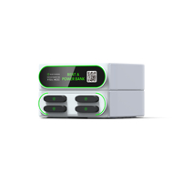 Station d'alimentation portable, batterie externe 6000mAh, batterie Li-polymère, charge rapide 36W, design ultra fin, ignifuge, station cellulaire