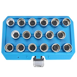 Chống trộm bánh xe khóa Lug Nut ổ cắm chìa khóa thiết lập Bolt Removal Key cho Land RANGE ROVER khám phá freelander Evoque - Product Image 3