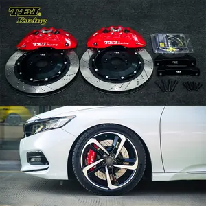 BBK Front 6 pot and rear 4 pot E-BRAKE caliper big brake kit keep car EPB auto brake system For 2018 year Accord 18 inch car rim