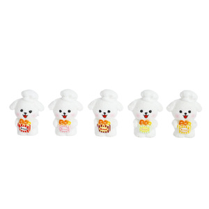 Lanshuo Cartoon Puppy Chef Resin Figurine Mini 3D Decor <b>Car</b> Desktop Ornament Soft DIY Accessory - Product Image 3