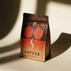 Kunden spezifisch bedruckte Verpackung Stand up Kaffeebohnen beutel 1kg 2kg 5kg 10kg 20kg <span class=keywords><strong>Gro</strong></span>ße Verpackung Kaffee beutel mit Reiß verschluss - Product Image 2