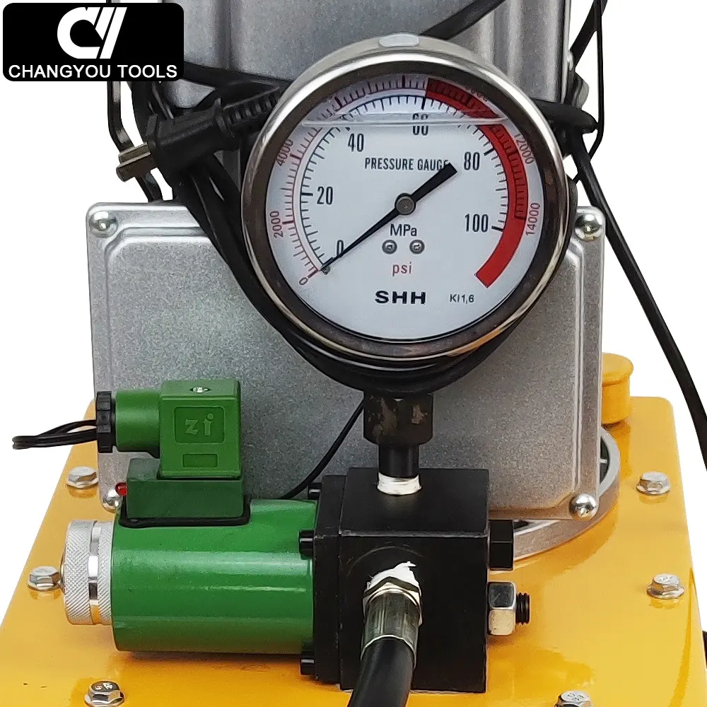 HHB-700A Usine 700 bar Haute Pression pompe hydraulique pompe à huile électrique de tension de poteau pompe à huile