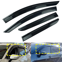 Deflectores de Viento y Lluvia para Ventanas Delanteras y Traseras, Izquierdas y Derechas, Tintados, Juego de 4 Piezas para Kia Sportage MK5 2022 en Adelante