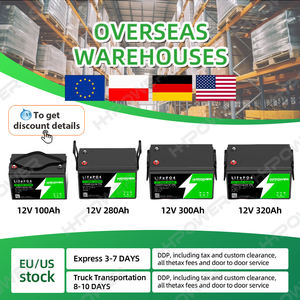 EU 재고 <span class=keywords><strong>12V</strong></span> 12.8V 100AH 280AH 300AH 320AH 리튬인산철(LiFePO4) 배터리 팩 <span class=keywords><strong>12V</strong></span> 태양광 에너지 저장 리튬 이온 배터리 (BMS 블루투스 포함) - Product Image 2