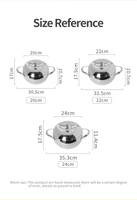 Ensemble de casseroles en acier inoxydable 304 en forme de pomme, avec poignée anti-brûlure, compatible induction, personnalisable