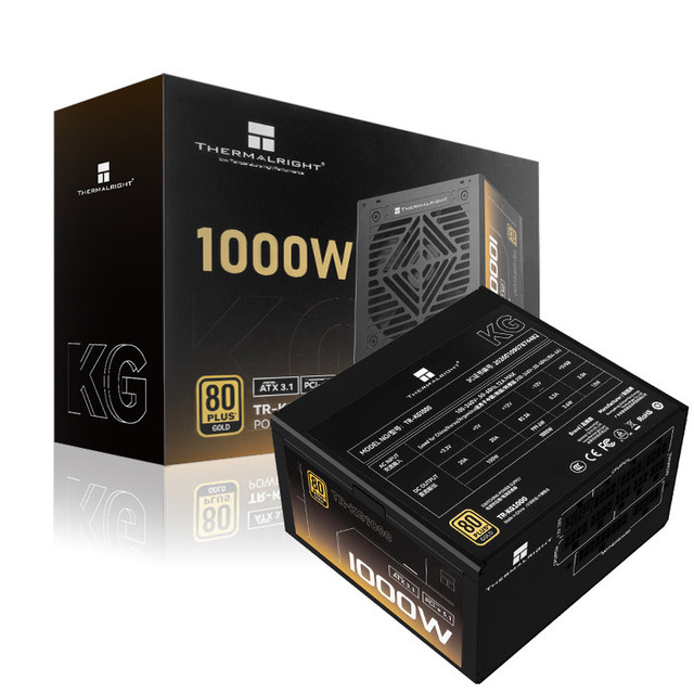 New Arrival Thermalright 1000W TR-KG1000 ATX3.1 Desktop PSU Full Modular 80 PLUS Gold Certified Medal Certified in Stock