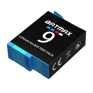 BATMAX 3.85V 1780mAh GoPro 9 hero 9 Li-ion Battery Hero 10 11 AHDBT-901、AHDBT 901 Go proバッテリー用交換用バッテリー