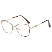 Monture de lunettes optiques en métal tendance 2026 – Vente en gros – Haute qualité – Pour femmes et unisexe