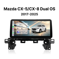 Youducar 10.25" Autoradio Android double système GPS Navigation tactile sans fil CarPlay TV pour Mazda CX-5/CX-8 2017-2025