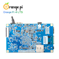 Carte de développement Orange Pi 4 LTS 3 Go/4 Go de RAM 16 Go eMMC RK3399 pour mini-ordinateur, fournie par l'usine