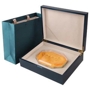 Caja de Regalo Dendrobium Officinale con Relieve 3D, Empaque para Productos de Salud, Set de Regalo Universal en Azul, Verde y Rojo - Product Image 1