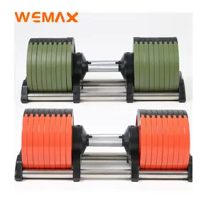 Wemax 40Kg Verstelbare Dumbbells Home Gym Apparatuur Set Staal Ijzer Halter Set Maat Gratis Gewicht Verstelbare Dumbbells