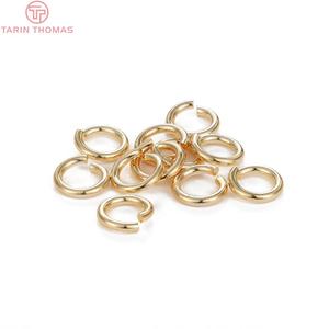 Anillos de <span class=keywords><strong>Salto</strong></span> y Anillos Divididos de Latón Chapado en Oro de 24K y Plata Real al por Mayor para Accesorios de Fabricación de Joyas, Pendientes y Collares - Product Image 3