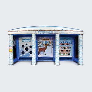 Stand de jeu gonflable pour carnaval, hiver, Noël, Halloween, jeu de tir interactif 3 en 1 pour événements commerciaux en plein air - Product Image 1
