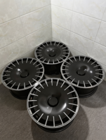 Rines Aero Disc Negros Brillantes 5x112 de 19 Pulgadas para Mercedes Clase C W206 Clase E W214 Estilo AMG, Juego de Lujo Ligero con Diseño Cóncavo Profundo