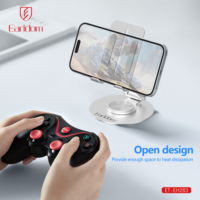 Support de téléphone et de tablette en aluminium métallique rotatif à 360 degrés Earldom, support de bureau flexible pour un usage domestique