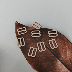 Accesorios de Metal Personalizados al por Mayor para Ropa Interior, Anillos de Sujetador con Cierre de 8 y 9 Ganchos, Deslizadores de Lencería con Elegante Hebilla de Sujetador, Deslizador de Anillo de Sujetador - Product Image 2