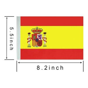 Wholesale Polyester Spanish Bunting Small Flag Mini Pennant Decoration <b>Banner</b> Spain String Flag <b>Banner</b> - Product Image 5