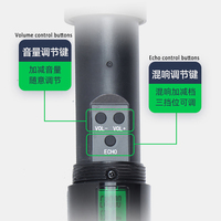 Système de microphone sans fil UHF Green Audio GAW-LG120, excellent micro dynamique cardioïde portatif pour l'église et le karaoké