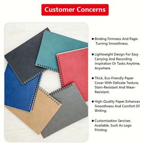 Custom Spiral Binding Notebook Office Minimalist Kraft Paper <b>Notepad</b> College Ruled <b>A5</b> Notebooks Journal for School - Product Image 2