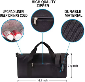 Büyük Neopren Yalıtımlı Soğutucu Çantalar 6 Bira Kutusu Şarap Şişesi Taşıma Çantası Parti Plaj Kampı için Yumuşak Bez Çanta - Product Image 3