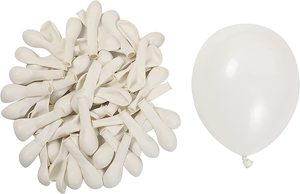 Globo <span class=keywords><strong>de</strong></span> Látex Redondo <span class=keywords><strong>de</strong></span> 12 Pulgadas y 2.8 g, Color Blanco Mate Estándar <span class=keywords><strong>para</strong></span> Decoración <span class=keywords><strong>de</strong></span> Fiestas <span class=keywords><strong>de</strong></span> <span class=keywords><strong>Cumpleaños</strong></span> - Product Image 4